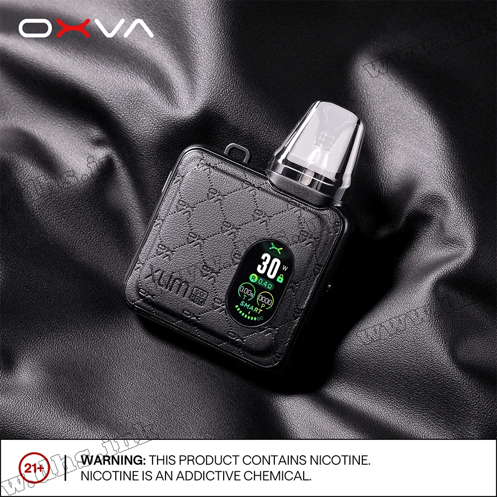 Багаторазова електронна сигарета - OXVA Xlim SQ Pro Pod Kit 1200 мАг (Black Leather)